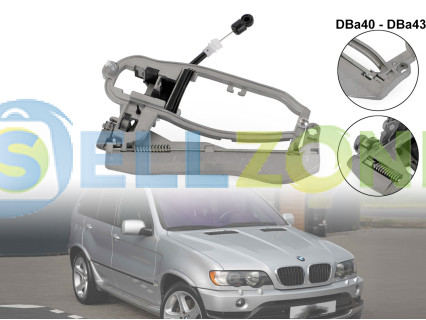 Μηχανισμός εξωτερικής κλειδαριάς για BMW X5 E53 - DBa40 DBa41 DBa42 DBa43